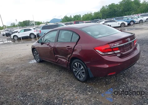 2014 Honda Civic Ex z USA, uszkodzony, nr VIN 19XFB2F82EE047431